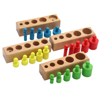 Montessori Kindergarten Building Block Set