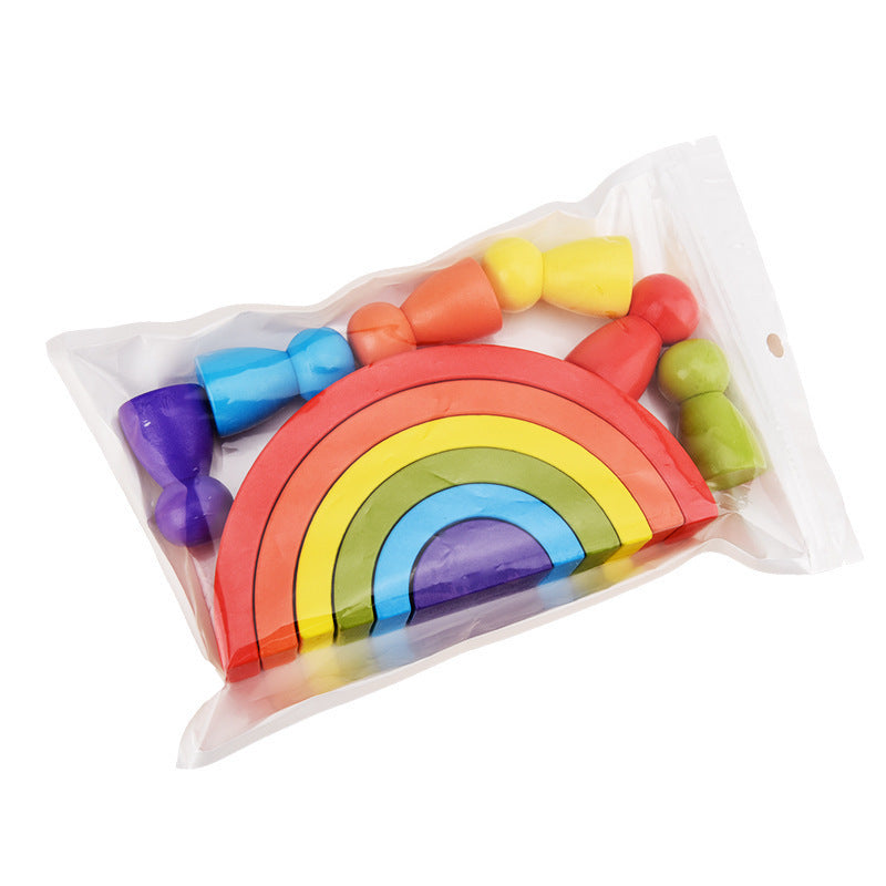 Rainbow Arch Building Blocks Set