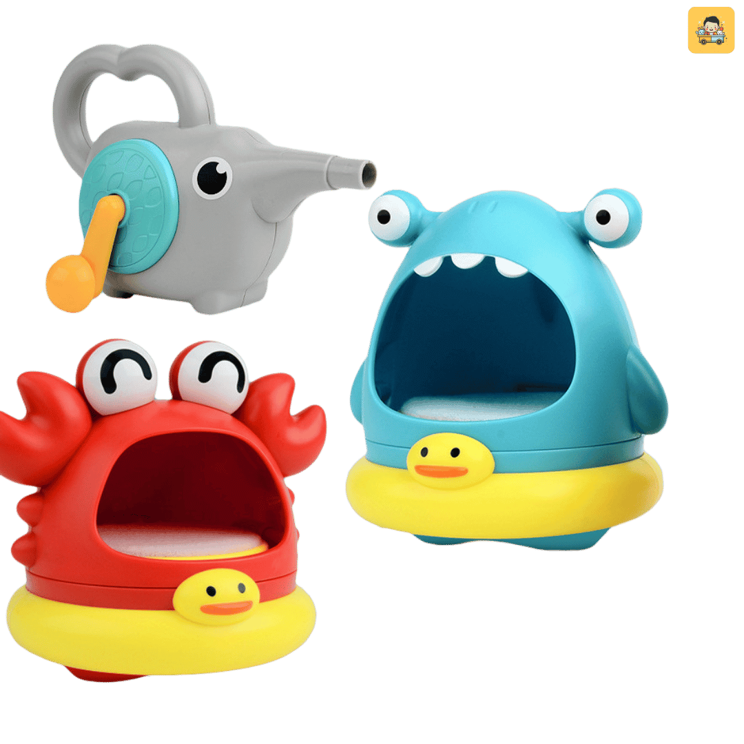 Bubble Splash Shark & Crab Duo