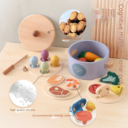 Wooden Montessori Foodie Fun Playset