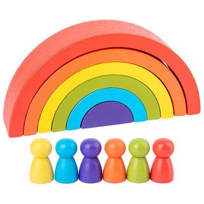 Rainbow Arch Building Blocks Set