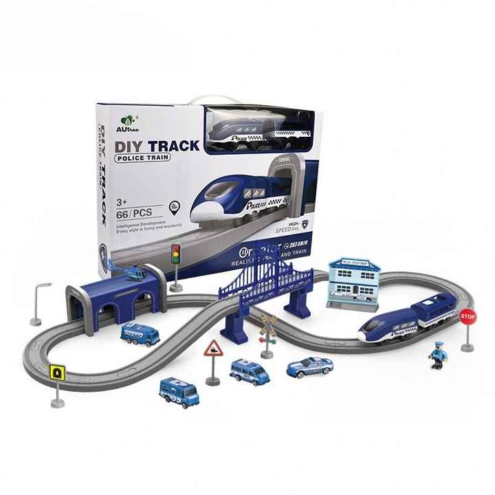 SpeedChase Magnetic Train Building Set