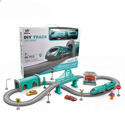 SpeedChase Magnetic Train Building Set