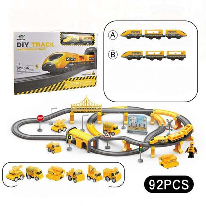 SpeedChase Magnetic Train Building Set