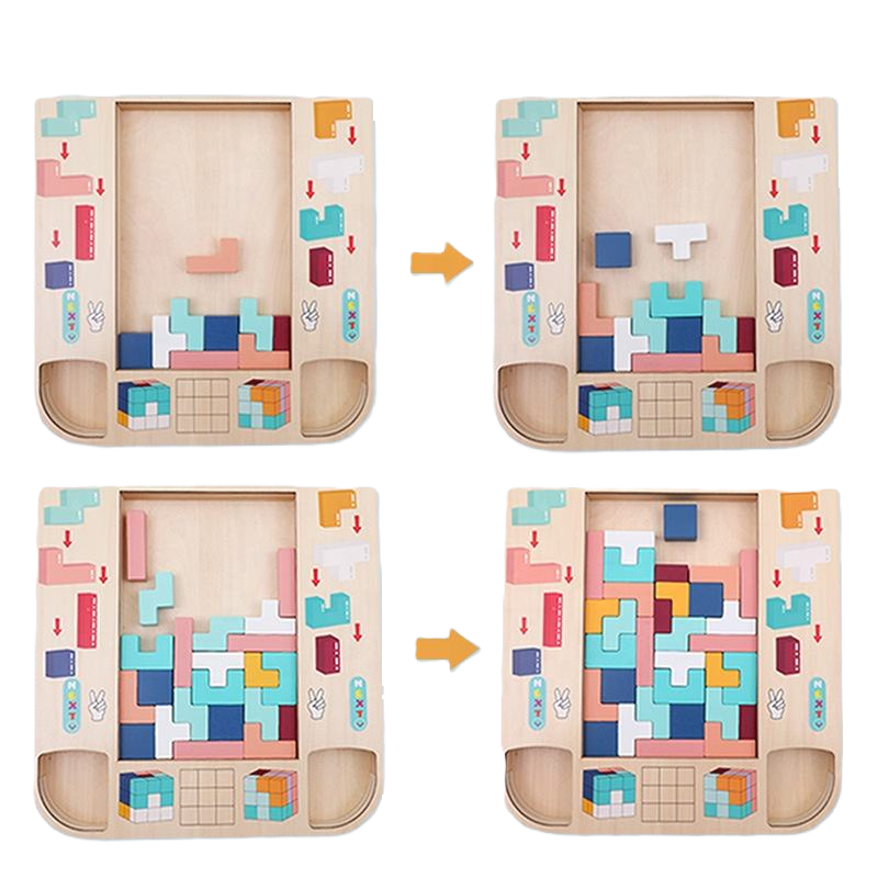 Montessori Tetris Shape Builder