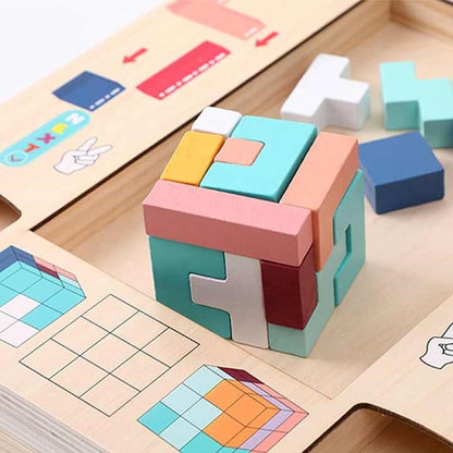 Montessori Tetris Shape Builder