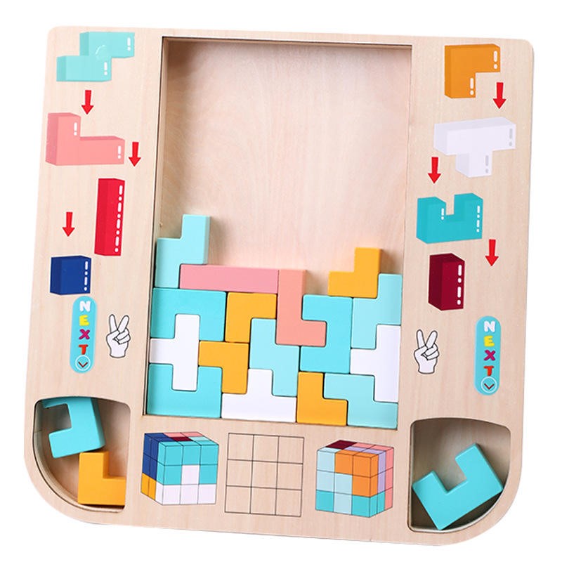 Montessori Tetris Shape Builder