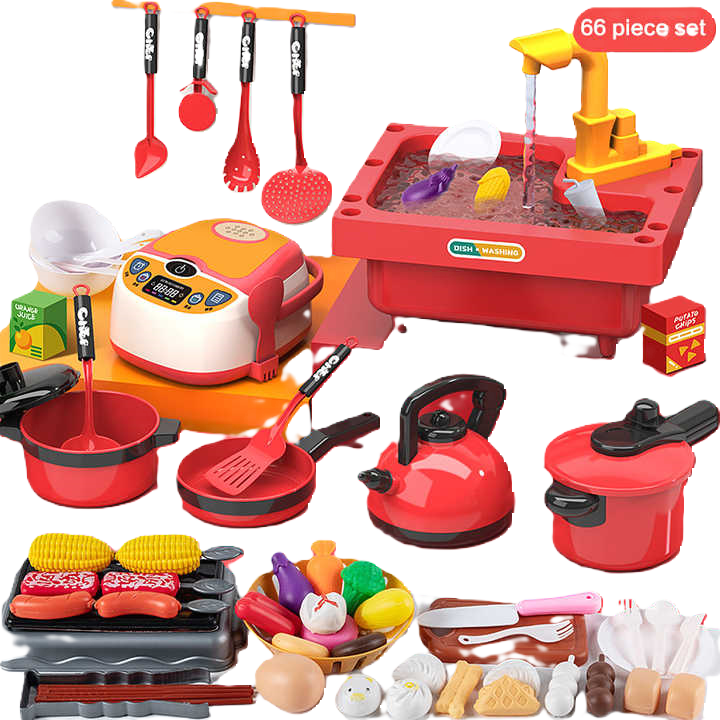 PlayPal Kitchen 55-Piece set