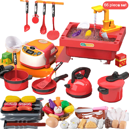 PlayPal Kitchen 55-Piece set